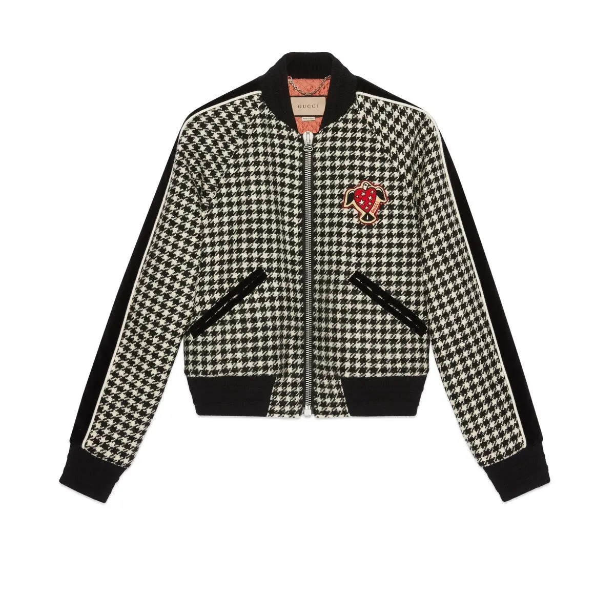 Houndstooth Bomber Jacket, Harry Styles × Gucci