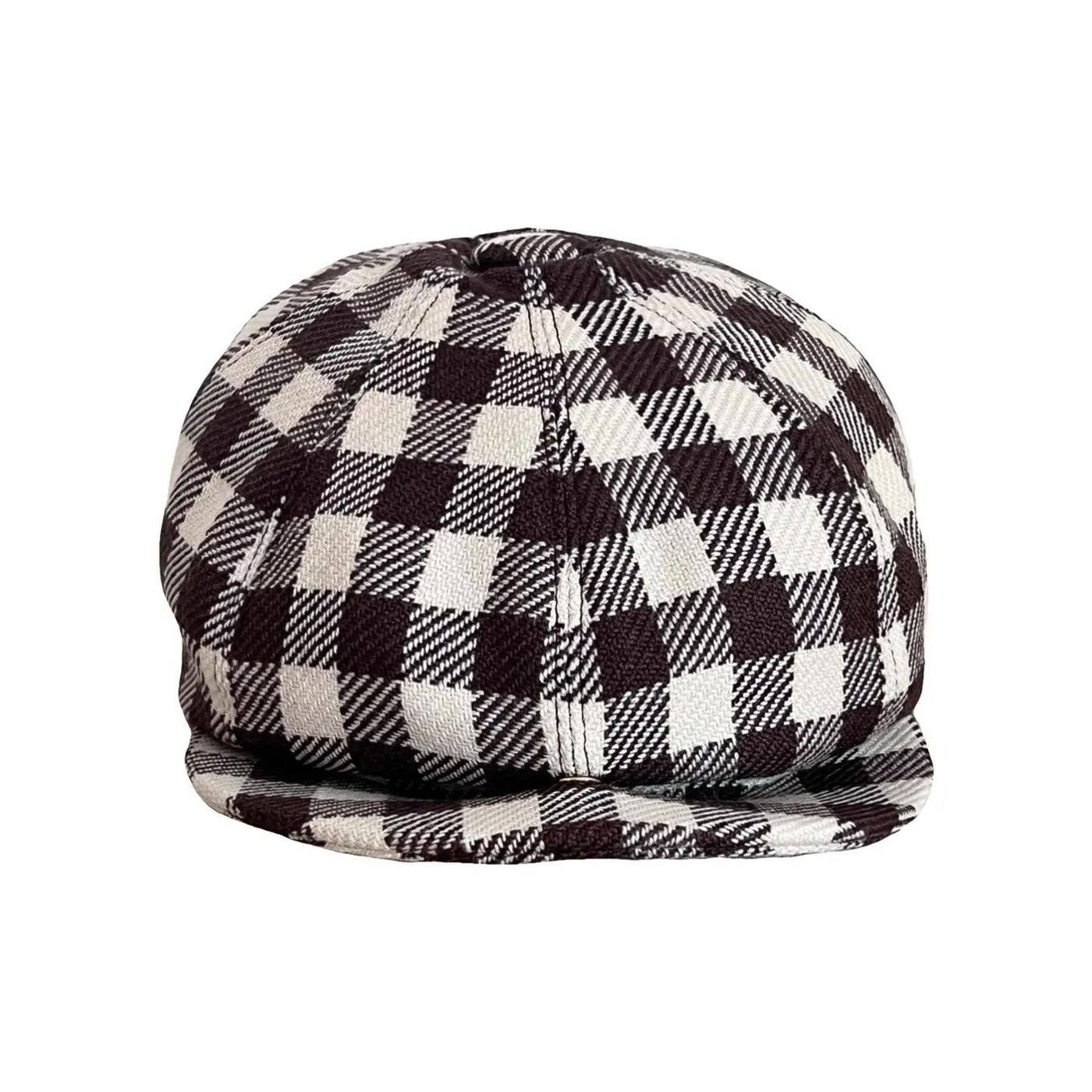 Gingham Wool Newsboy Cap, Harry Styles × Gucci