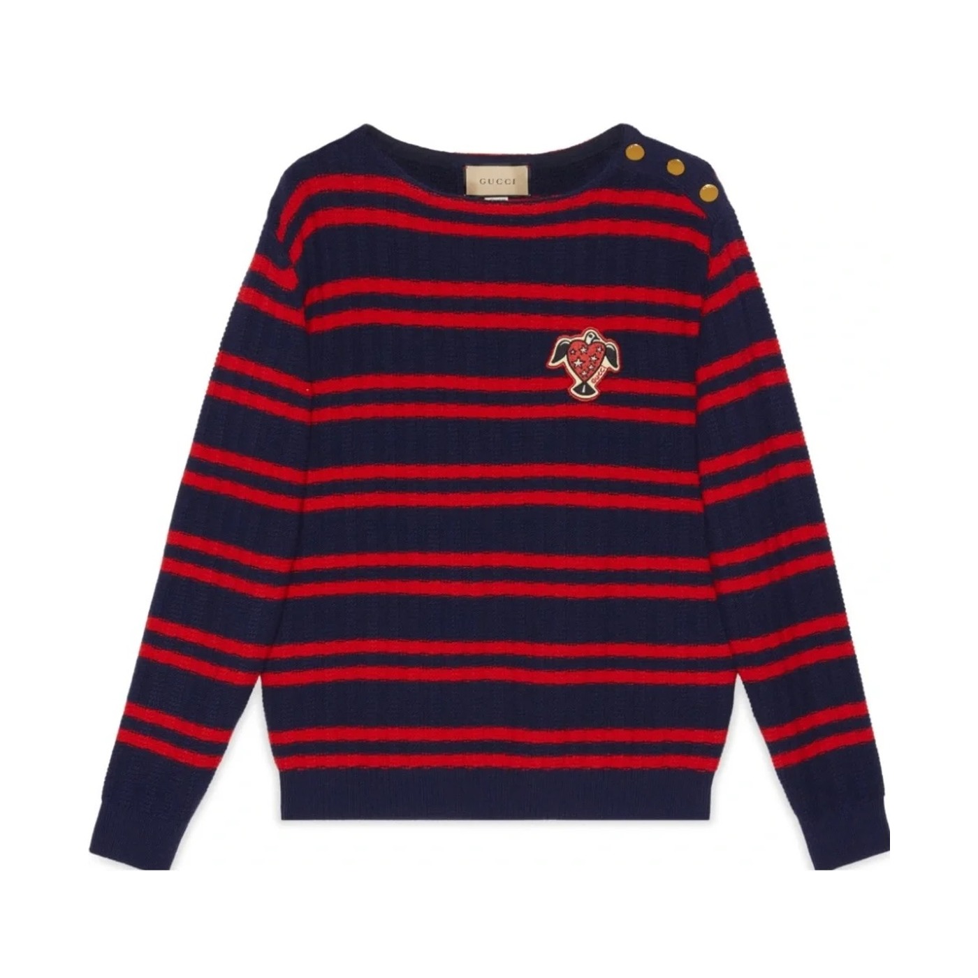 Striped Crew Neck Pullover, Harry Styles × Gucci